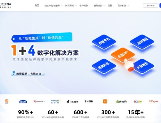 积加ERP跨境电商管理服务
