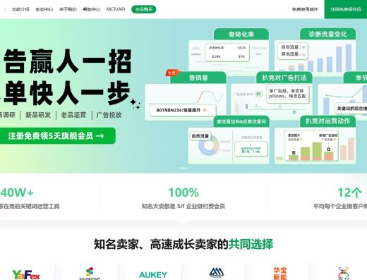 SIF跨境选品与数据分析服务