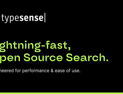 Typesense 站内搜索与商品发现工具官网品牌资料图