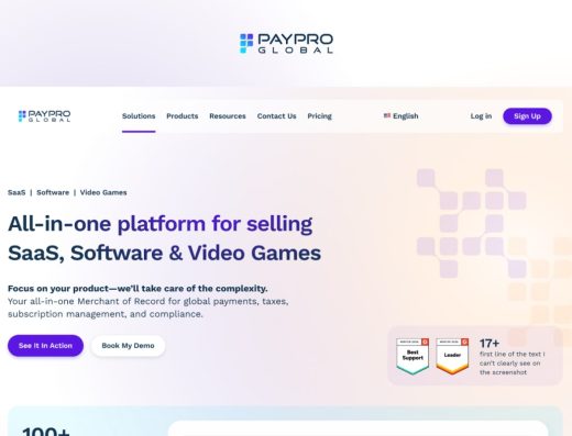 PayPro Global（主体待核验） 官网横向主图