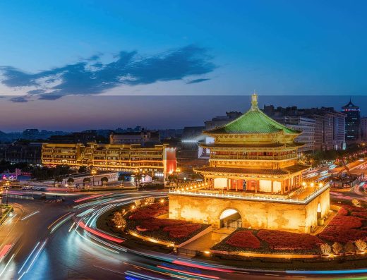 派特恩官网西安钟楼城市主题图