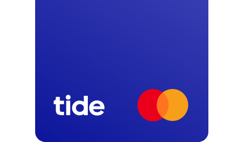 Tide官网卡片示意（非真实账户）