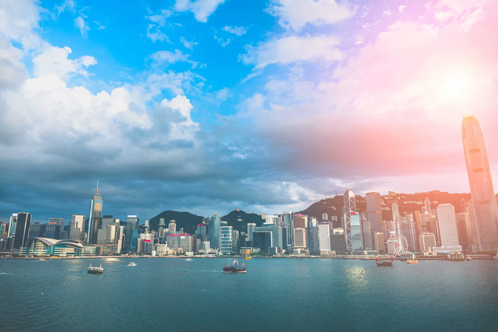 CLA Prism官网展示的香港城市主题图