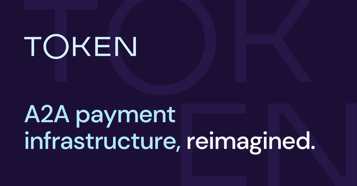 Token.io官网A2A支付基础设施主题图