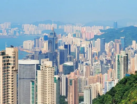 久安香港官网展示的香港城市主题图